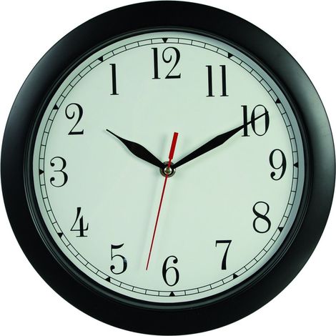 Orologio - REGALO MAESTRO - Orologio al contrario - Nero - Rotondo - Decorazione da parete