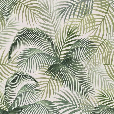 Ineasicer Papier Peint Feuilles de Palmier Vert Jungle Tropicale, Autocollante Papier Peint Palmiers 40x600cm pour Décoration Murale de Bureau à Domicile (1/4)