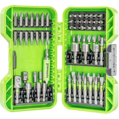Set mit 70 Bits für Schraubendreher GREENWORKS - APT-70IRDK-GW