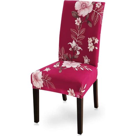 MINKUROW Coprisedia 1 Pezzo Coprisedia Elasticizzato Coprisedia Elastico Coprisedia Con Decorazione Moderna Per Vestibilità Universale (Gioventù - Rosso) (1/5)