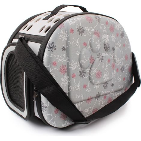 Sac de Transport d'animaux pour Chien Chat Lapin Respirable Démontable Lavable,Gris (1/5)