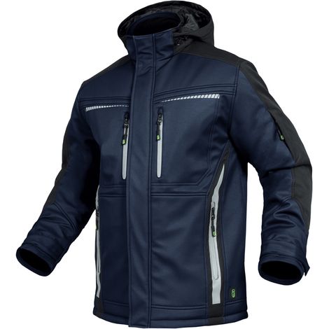 Triuso Leibwächter Winter-Softshelljacke Flex-Line  Gr. 6XL marine/schwarz