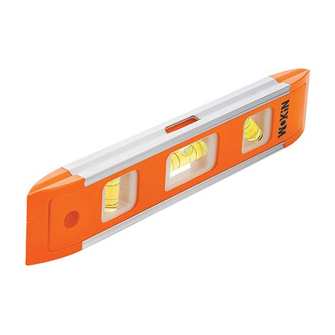LIVELLA A BOLLA MINI 505002 WOKIN - ALLUMINIO BOLLE 3 CM 22,5- 3 pezzi