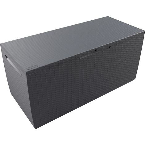 Garden storage box 305l weather resistant anthracite