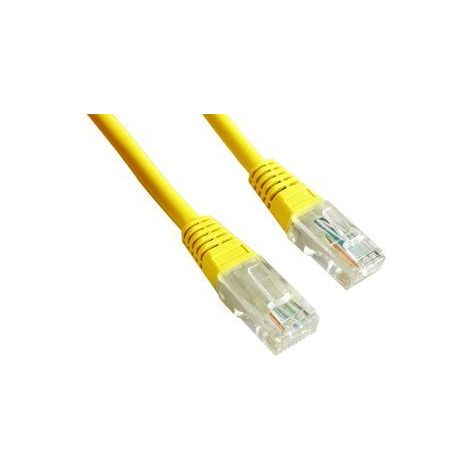 Latiguillo RJ45 UTP CAT 5E 1M Amarillo (1/5)