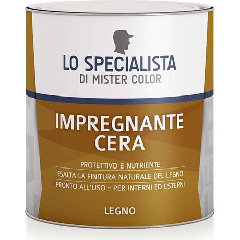 Impregnante Cera Acqua Incolore Litri 0,75 (1/2)