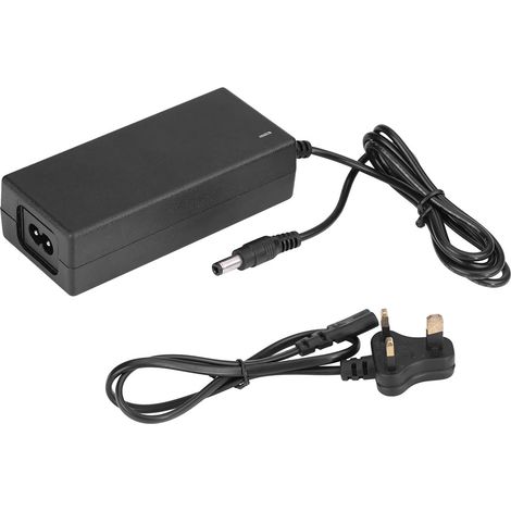 Chargeur secteur UK pour batterie lithium 2A, adaptateur sécurité avec câble d'alimentation (1/5)