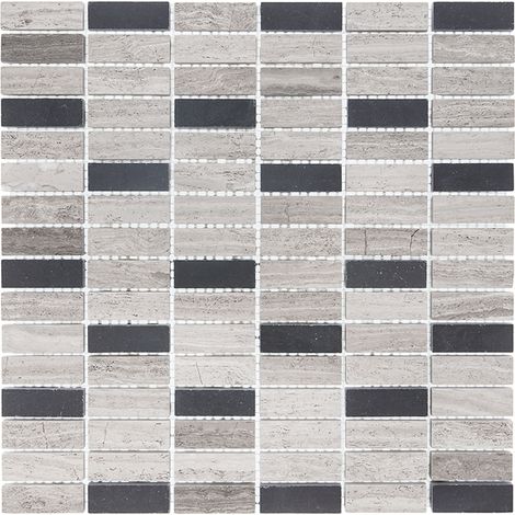 Mosaïque Woodstone Grey Block Mix 48
