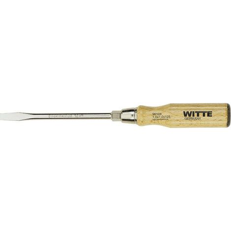 Schlitzschraubendreher mit Holzgriff (45x75)  WITTE 96101
