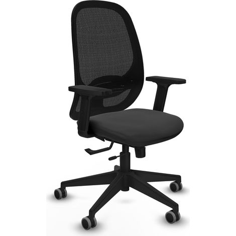 Silla de oficina piqueras y crespo Cilanco negro espuma alta densidad (1/2)
