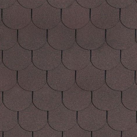 Timbela – Bardeaux bitumineux marron 3 m² – Fibre de verre – Étanchéité optimale – Résistant aux intempéries – BBROWN