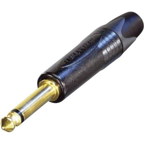 Jack 6.35 mm mâle, droit Neutrik NP2X-B Nombre de pôles: 2 mono noir 1 pc(s) D11736 (1/3)