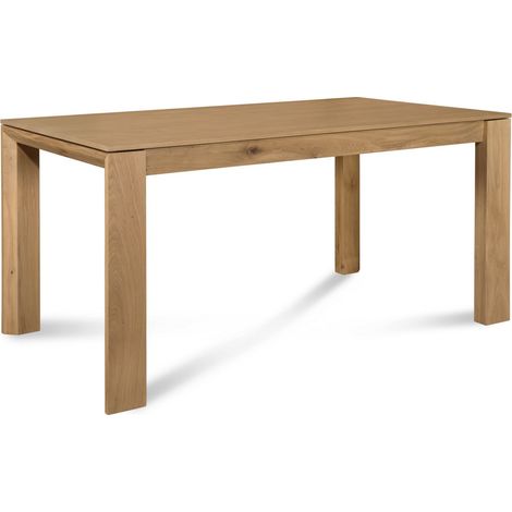 Table à manger extensible en chêne naturel L160/247 - FILIGRAME (1/5)
