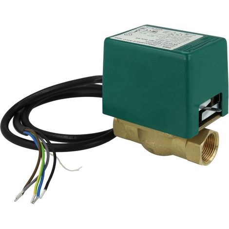 Vanne de zone 2 voies solaire MUT 3/4'' FF avec microrupteur auxiliaire