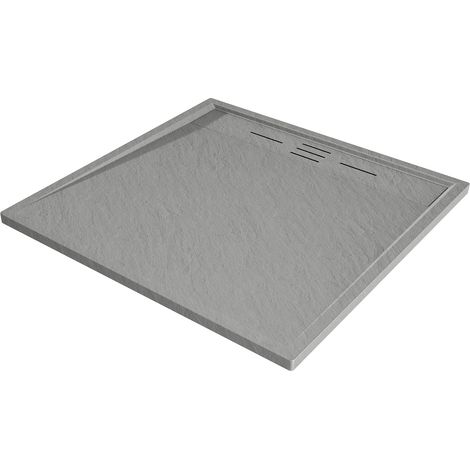 Mexen Amon plato de ducha cuadrado SMC 80 x 80 cm, gris - 4F618080 (1/5)