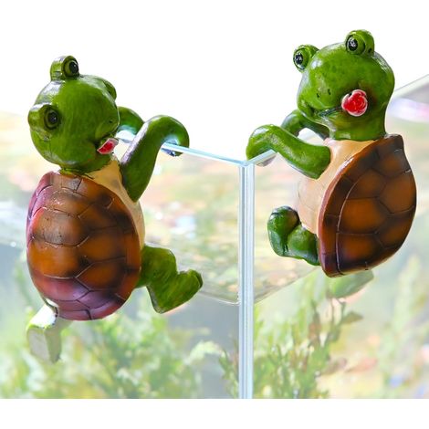 Blumentopfklemme Paar Schildkröten Dekoration für
