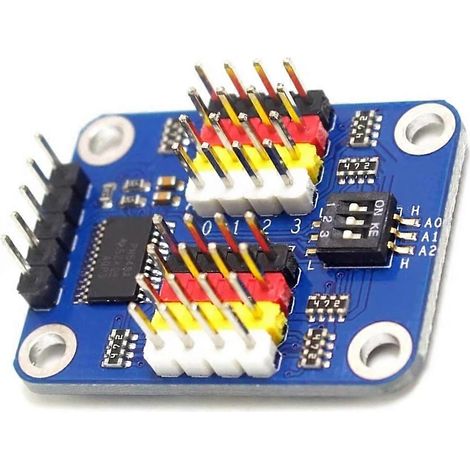Carte d'extension multicanaux 8 voies I2C TCA9548A (1 vers 8) avec module I2C et commutateur de transfert bidirectionnel en boîtier DIP. (1/5)