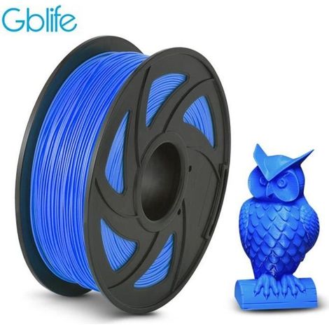 Filament PLA GBlife 1.75MM 1kg pour Imprimante 3D Bleu (1/4)