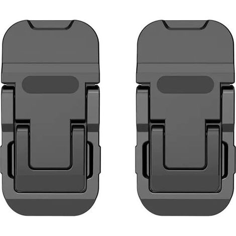 2 soportes elevadores para portátiles de 12, 13, 14, 15 y 17 pulgadas - aluminio - invisibles - altura ajustable (1/5)