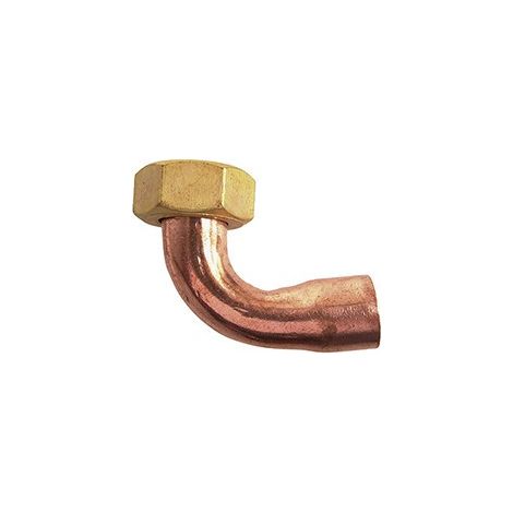 Douille coudé avec écrou - D18mm 3/4" - D12209B