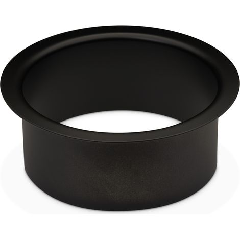 Durchwurfring Ø 180 x H 70 mm Edelstahl schwarz lackiert (1/5)