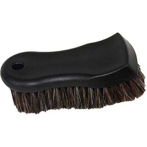 Brosse de nettoyage des pneus, Brosse en crin de cheval, Brosse de Nettoyage de Roue de Voiture, Outil de Lavage de Brosse de Pneu de Voiture, Moto ou vélo de nettoyage (1/4)