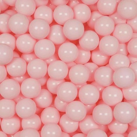 Balles De Piscine - 200 Pièces - Polyéthylène Souple - Pour Jeux Aquatiques Et Trampoline - Rose Clair (1/3)
