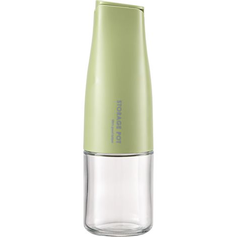 Distributeur Huile - Bouteille Verre avec Bec Anti-Goutte - Pour Huile d'Olive Vinaigre Sirop Sauce - 500 ml (1/5)
