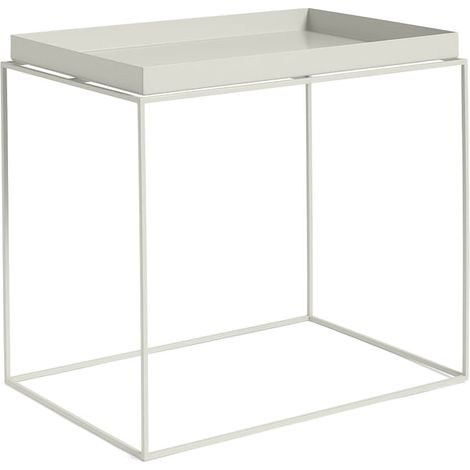 [GEBRAUCHT] B-Ware Hay Tray Table Tisch Sofatisch Couchtisch Nachttisch Beistelltisch 60x40 Cm Grau
