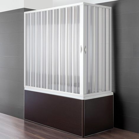 Box Vasca Soffietto 70x170cm in PVC Riducibile con Apertura Reversibile (1/3)