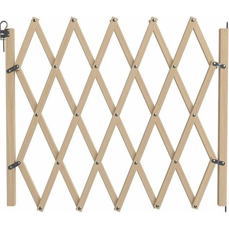 Barrera extensible de madera para animales (1/2)
