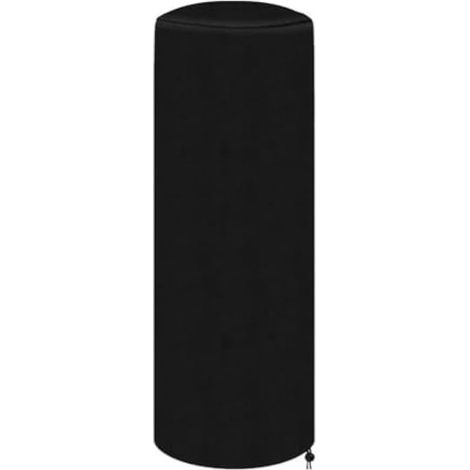 Housse pour chauffage de terrasse en tissu Oxford 210D imperméable et résistant à la poussière, conçue pour protéger les chauffages de la pluie, de la poussière et des intempéries (Noir) (1/5)