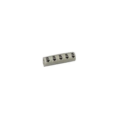 Repère câble RS PRO, Ø câble 3 4.2mm, texte : Earth, Noir sur Blanc ( Prix pour Sachet de 250 )