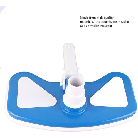 30 cm (12 Zoll) blau-weiße gebogene Poolreinigungsbürste (1/5)