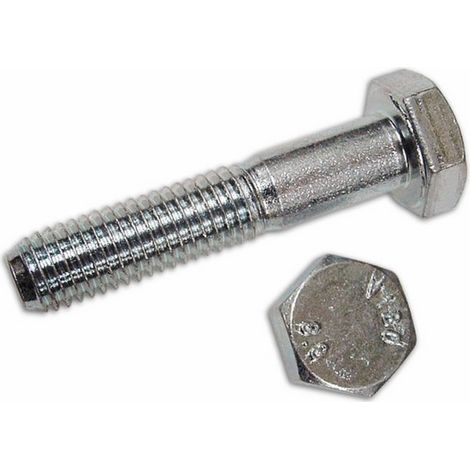Bulloni Acciaio Zincato Classe 8.8 Te senza Dado 12x60 mm Filetto intero 50 pz (1/2)