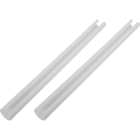 Lot de 2 diffuseurs LED avec protection pour tubes T5 et T8, abat-jour à clipser pour suspension, support de tube lumineux, dimensions : 23,23 po x 1,85 po x 1,38 po (1/5)