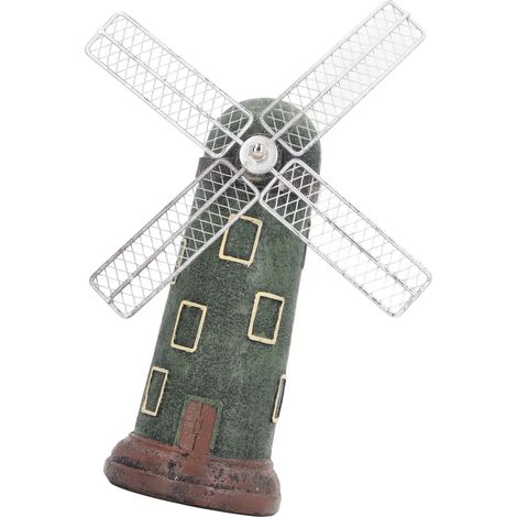 Figurine décorative exquise de moulin à vent de style hollandais pour bureau, meuble TV ou bureau (Type 2) (1/5)