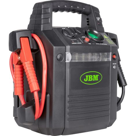 Démarreur de véhicule 12V – Courant de démarrage 750A – Chargeur 12V 1A – Dimensions 392x209x370mm – Poids 9.5kg – JBM53687 (1/5)