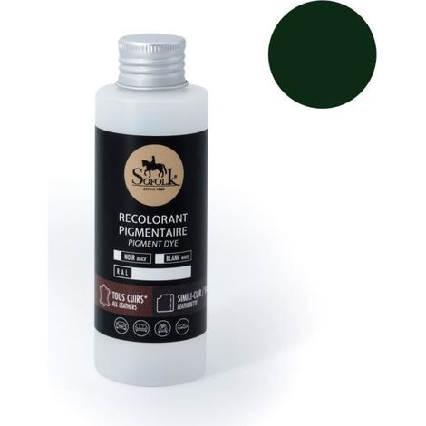 Pittura Pelle/Similpelle (125ml, 21-VERDE) - SOFOLK - Manutenzione per Sedili e Volante di Auto, Divano, Scarpe (1/4)