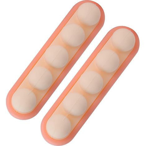Revêtements de câbles au sol Organiseur de câble en Silicone de Bureau, Support d'organisateur de câble étanche Durable Pratique (Rose Clair) (1/4)