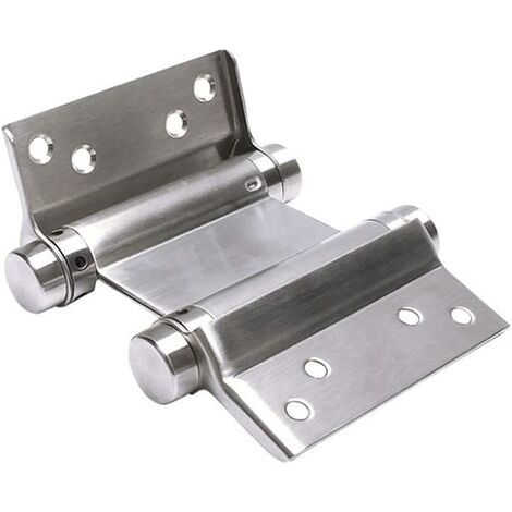 Charnières à ressort (158 mm) en acier inoxydable à double action pour porte battante haute (1/5)