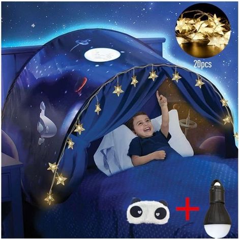 Dream Tents - Tente de Lit Enfants Tente Playhouse de Tente Apparaitre Intérieure Enfant Jouer Tentes Cadeaux de Noël pour Enfants