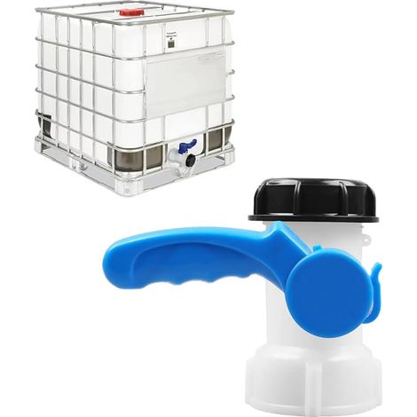 1000L DN40 Tank Valve,1000L 62MM Tank Tap,IBC Tank Valve,Valve For IBC 1000L Tank, S60x6 IBC Drain Tank Adapter,IBC Tank Adapter S60x6 (1/5)