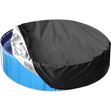 Couverture De Piscine Ronde Couverture De Spa Rond Imperméable À La Poussière Bâche De Protection Housse De Protection Convient À Tous Les Types De Piscines Rondes (1/5)