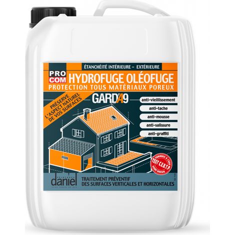 Procom – Imperméabilisant hydrofuge oléofuge anti-taches 1L – Protection béton, pierre, marbre – Résistant aux UV et aux intempéries – Application intérieure/extérieure (1/2)