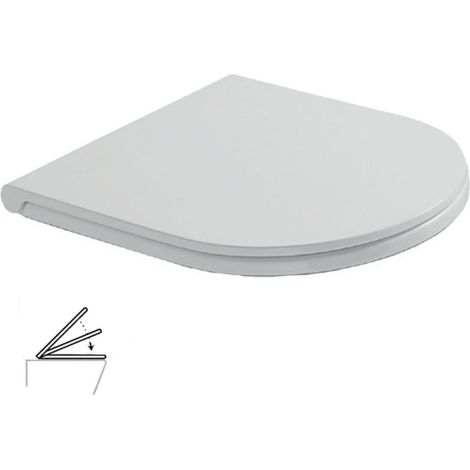 Abnehmbarer Duroplast-Toilettensitz Globo Forty3 FOR22 Verlangsamte - Weiß - Globo BI (1/5)