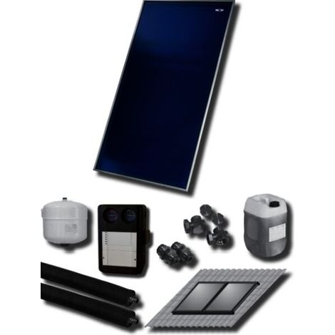 Wolf Paket 2 Kollektoren TopSon F3-1 Aufdach, Solarmodul SM1-2, SEM-2 300