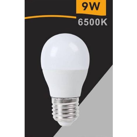 TrAdE Shop Traesio - Lampadina Led E27 9 W 820lm Mini Globo G45 Smd Luce Calda Fredda Naturale G45-9w - -Bianco Freddo -