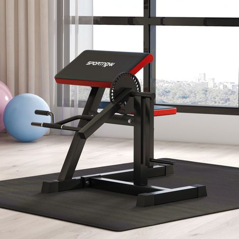 Panca curl bicipiti/tricipiti con seduta regolabile 5 posizioni, 25 angoli, max 60 kg HAVRYA (1/5)