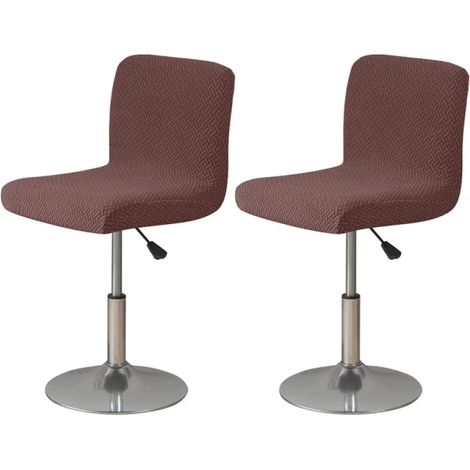 Housses de tabouret de bar, lot de 2, Fokelyi, élastiques, lavables, multicolores, 40 x 35 x 35 cm